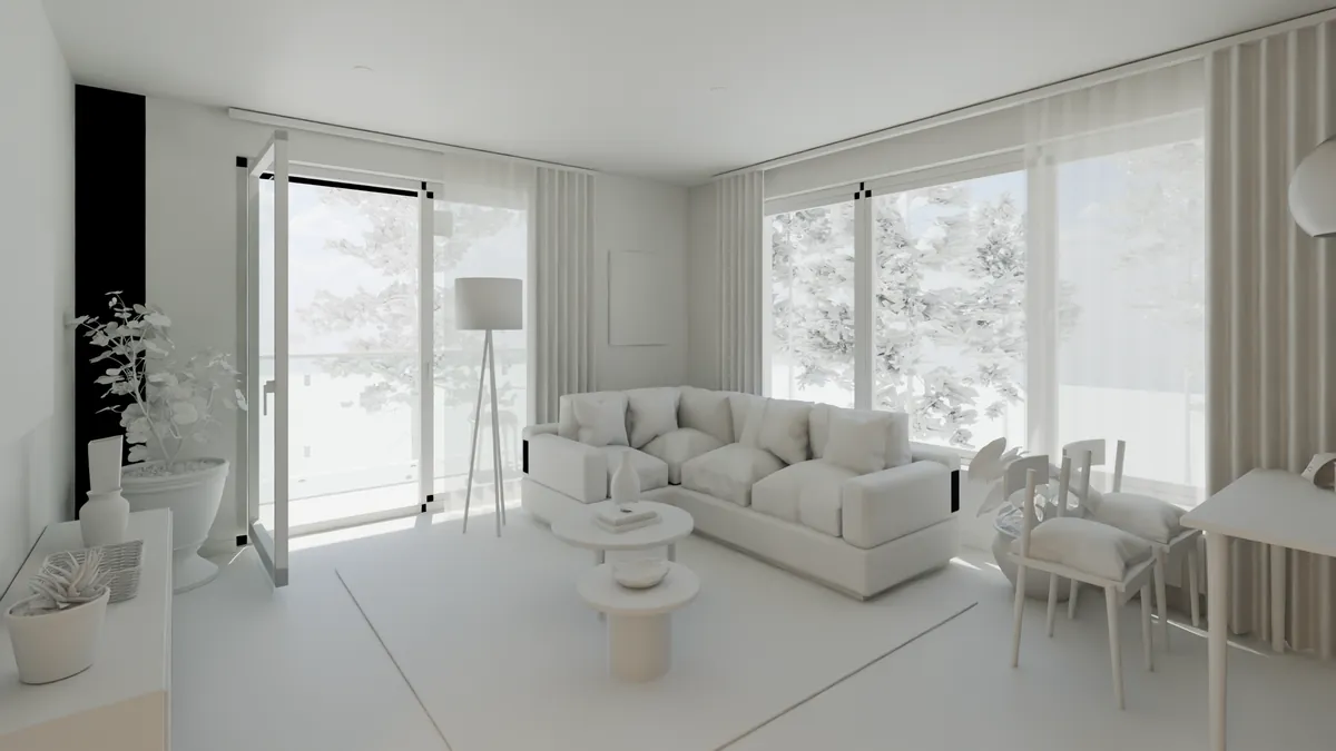 Model 3D salonu w skali